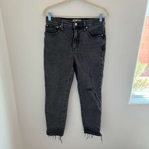 The Perfect Vintage Jean in Cosner Wash: Knee-Rip Edition - Picture 2 of 7
